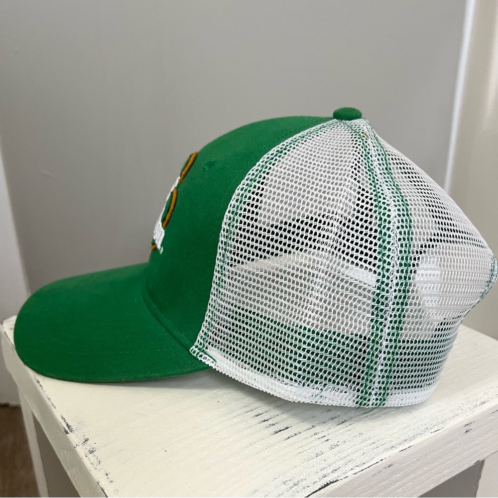 Pabst Blue Ribbon Green and White Hat - Picture 3 of 7